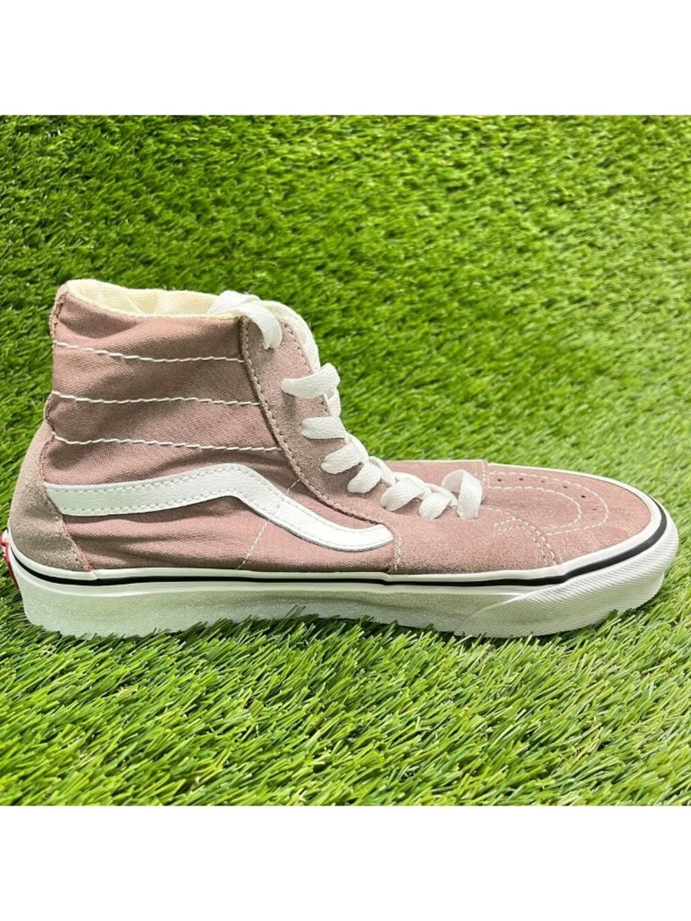 Vans Sk8-Hi Tapered Antler Pink Womens Size 7.5 Athletic Skate Shoes Sneakers